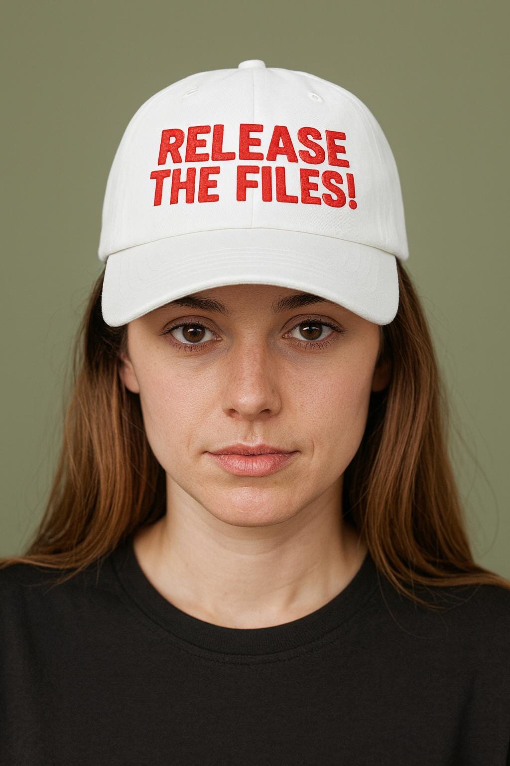 Release The Files! Classic Dad Hat | Embroidered Political Statement Hat