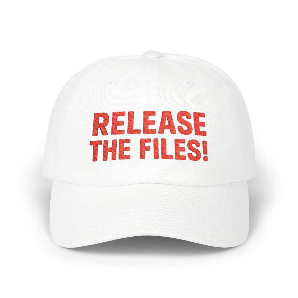 Release The Files! Classic Dad Hat | Embroidered Political Statement Hat