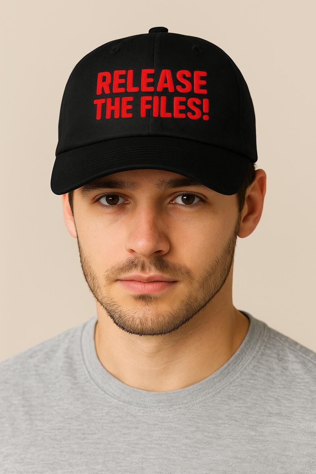 Release The Files! Classic Dad Hat | Embroidered Political Statement Hat