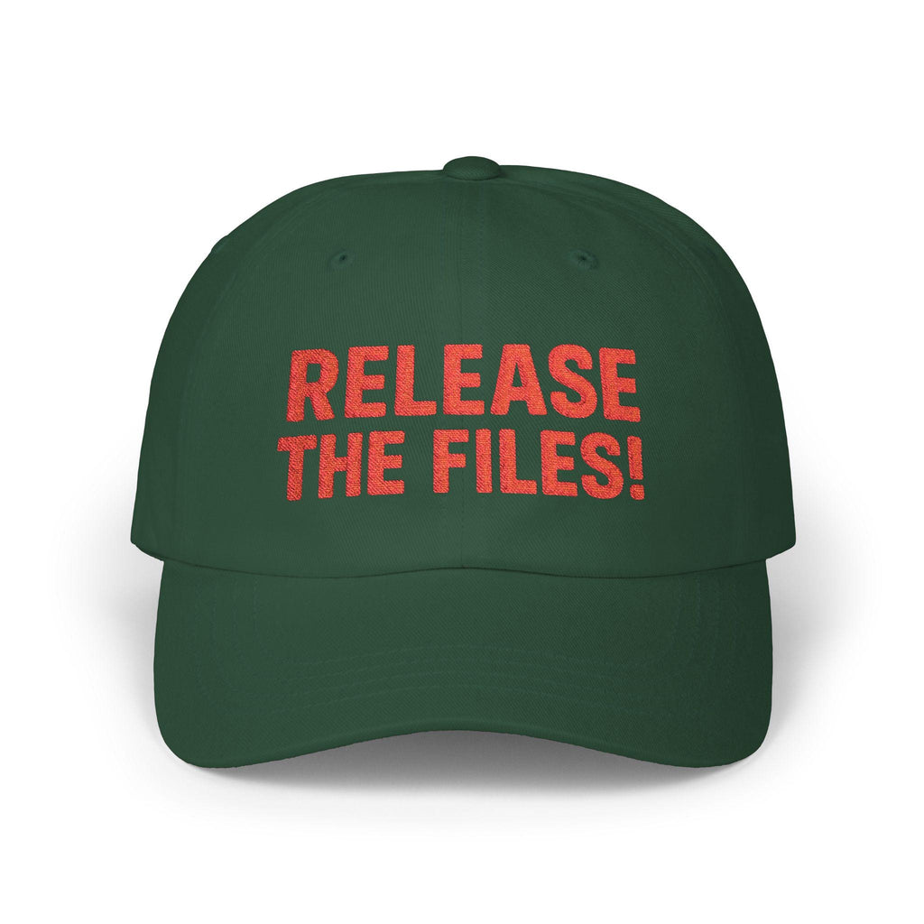 Release The Files! Classic Dad Hat | Embroidered Political Statement Hat